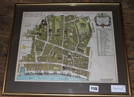 2 maps of the Wards of The City of London